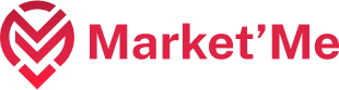 MarketMe Logo: Symbolizing intelligent and local marketing commitment